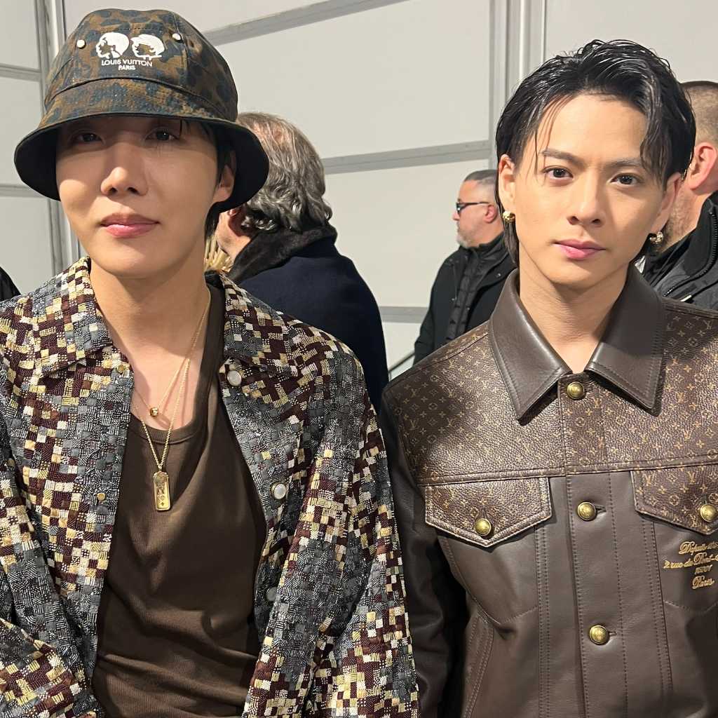 BTSのJ-HOPE＆平野紫耀が対面！「ルイ・ヴィトン」ファッションショーに豪華ゲストが出席