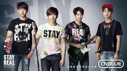 Cnblue 台湾の人気アパレルブランドのアジアモデルに抜擢 Kstyle