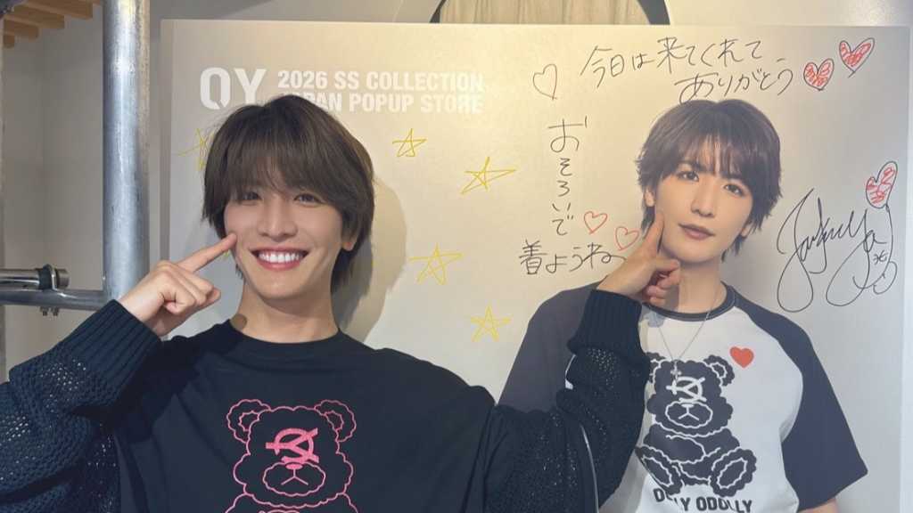MATSURI 松岡卓弥、自身がモデルを務める韓国人気ブランド「OY」ポップアップストアを訪問