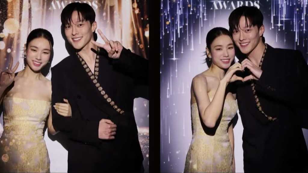 アン・ウンジン、チャン・ギヨンとの密着2ショットを公開！眩しいドレス姿に釘付け