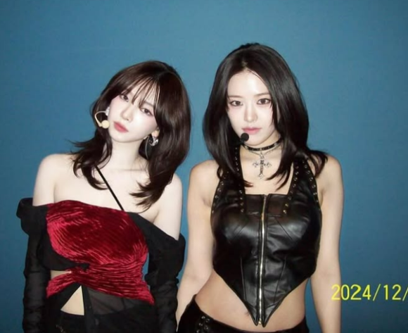 IVE ユジン、aespaのKARINAとのツーショットを公開！AIのような