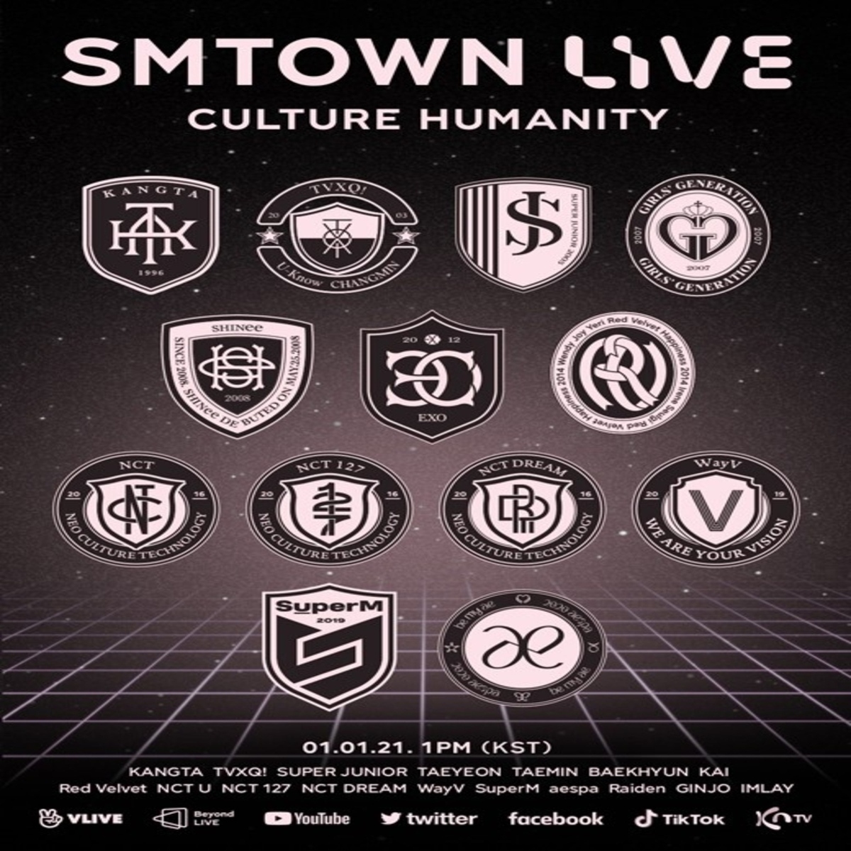 Smファミリーが集結 東方神起からnct Aespaまで Smtown Live 出演が決定 1月1日に無料配信 Kstyle