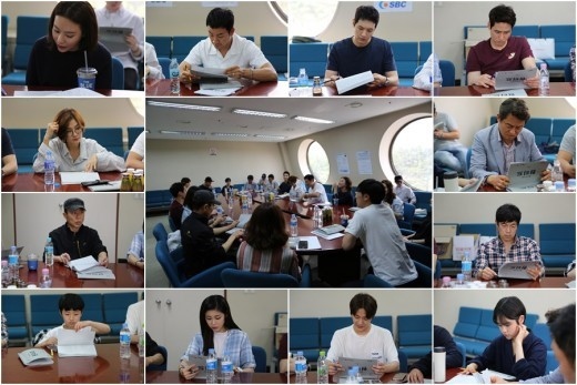 キム アジュン チ ヒョヌ オム テウン出演 ウォンテッド 台本読み合わせの現場を公開 Kstyle