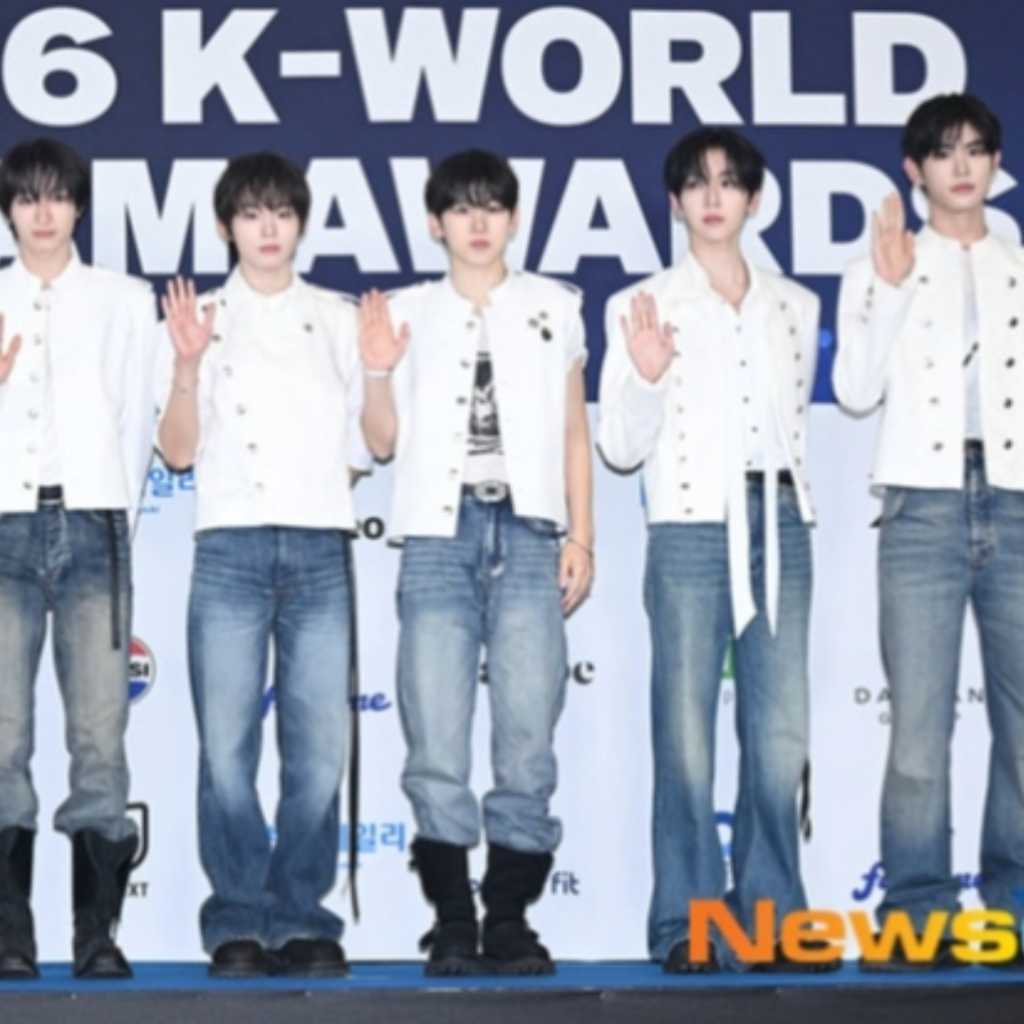 【PHOTO】KickFlip「2026 K-WORLD DREAM AWARDS」ブルーカーペットに登場