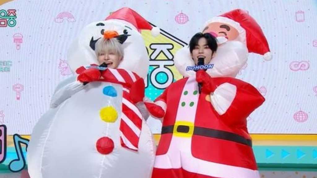 TWS ドフン＆ジフン、可愛らしいサンタ＆雪だるま姿で登場！「音楽中心」MCとして活躍