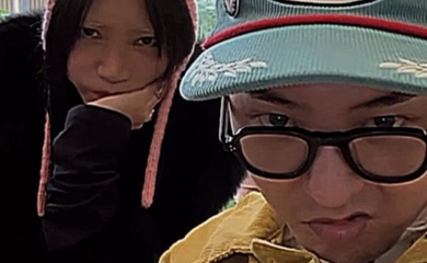 BIGBANGのG-DRAGON、モデルSOOJOOとの2ショットを公開「何も考えずにいよう」