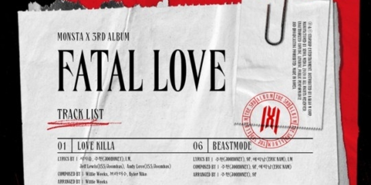 MONSTA X、3rdフルアルバム「FATAL LOVE」トラックリストを公開…ヒョン