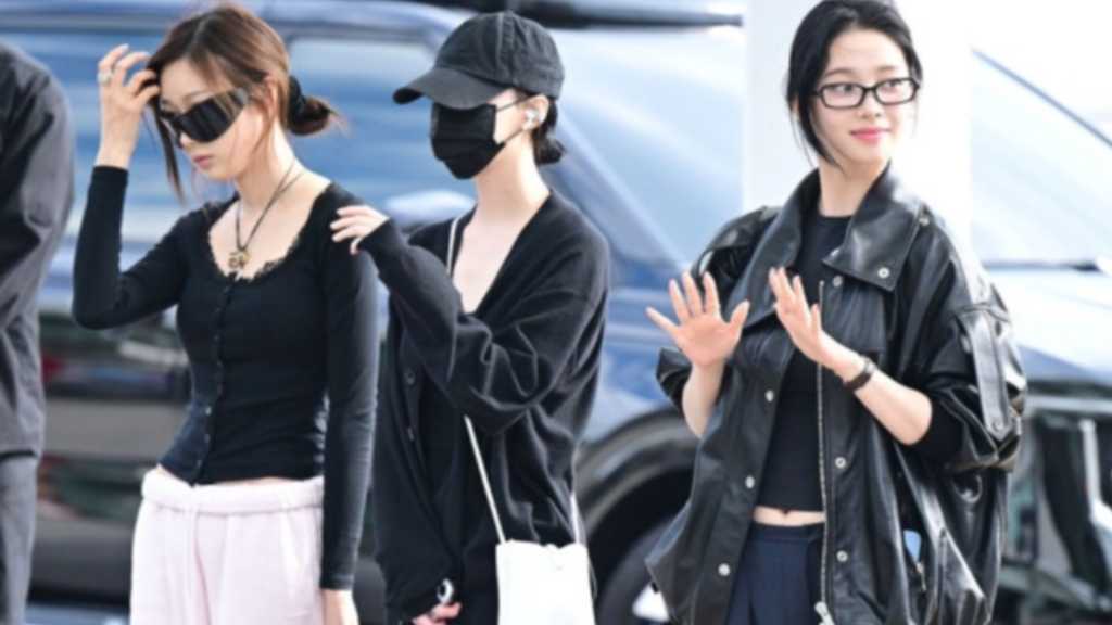 【PHOTO】aespaのKARINA＆GISELLE＆WINTER、アリーナツアーのため日本へ出国