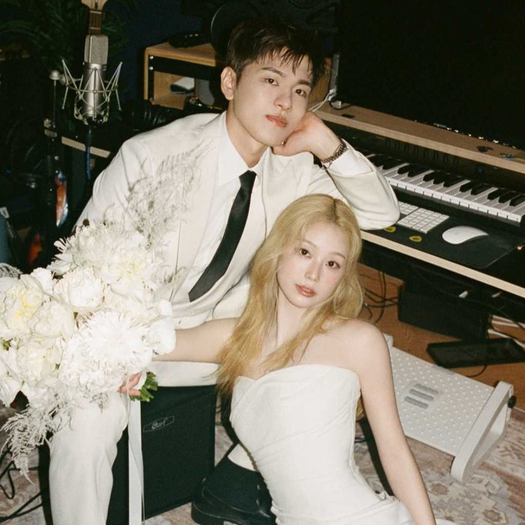 “結婚発表”GroovyRoom キュジョン、お相手は金髪美女！ロマンチックなウエディング写真を公開