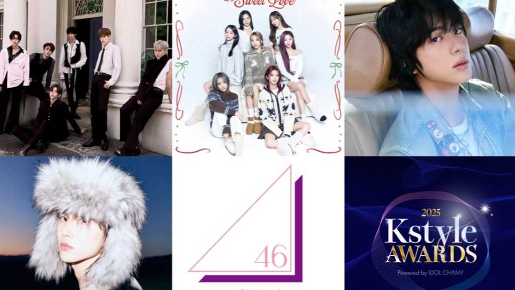 BTS ジン、RIIZEが1位に！初登場の櫻坂46、スンハンも！「Kstyle AWARDS 2025」結果発表