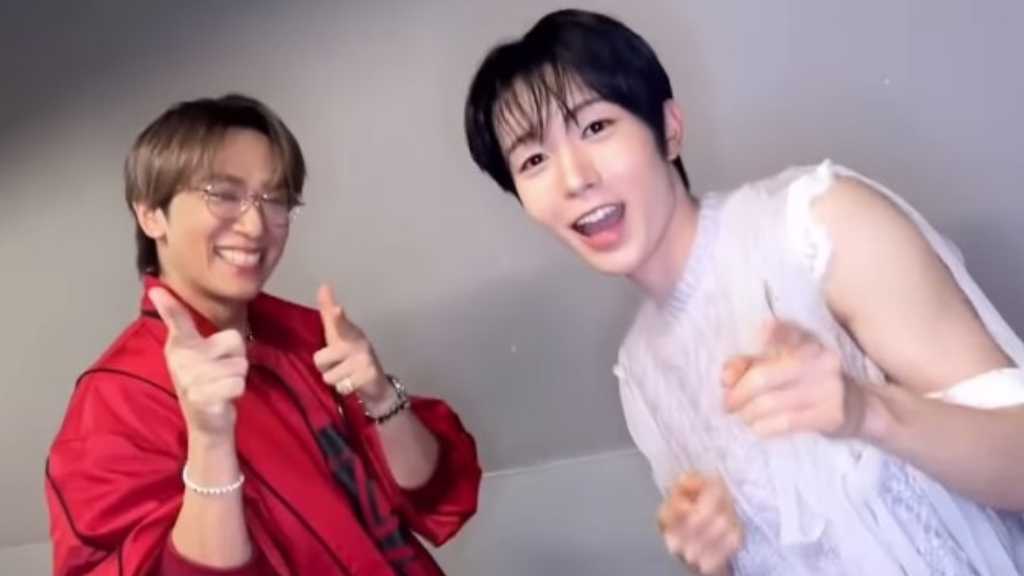 NCT WISH リョウ、NEWS 小山慶一郎と対面！「BOY MEETS GIRL」ダンスチャレンジ動画が話題に