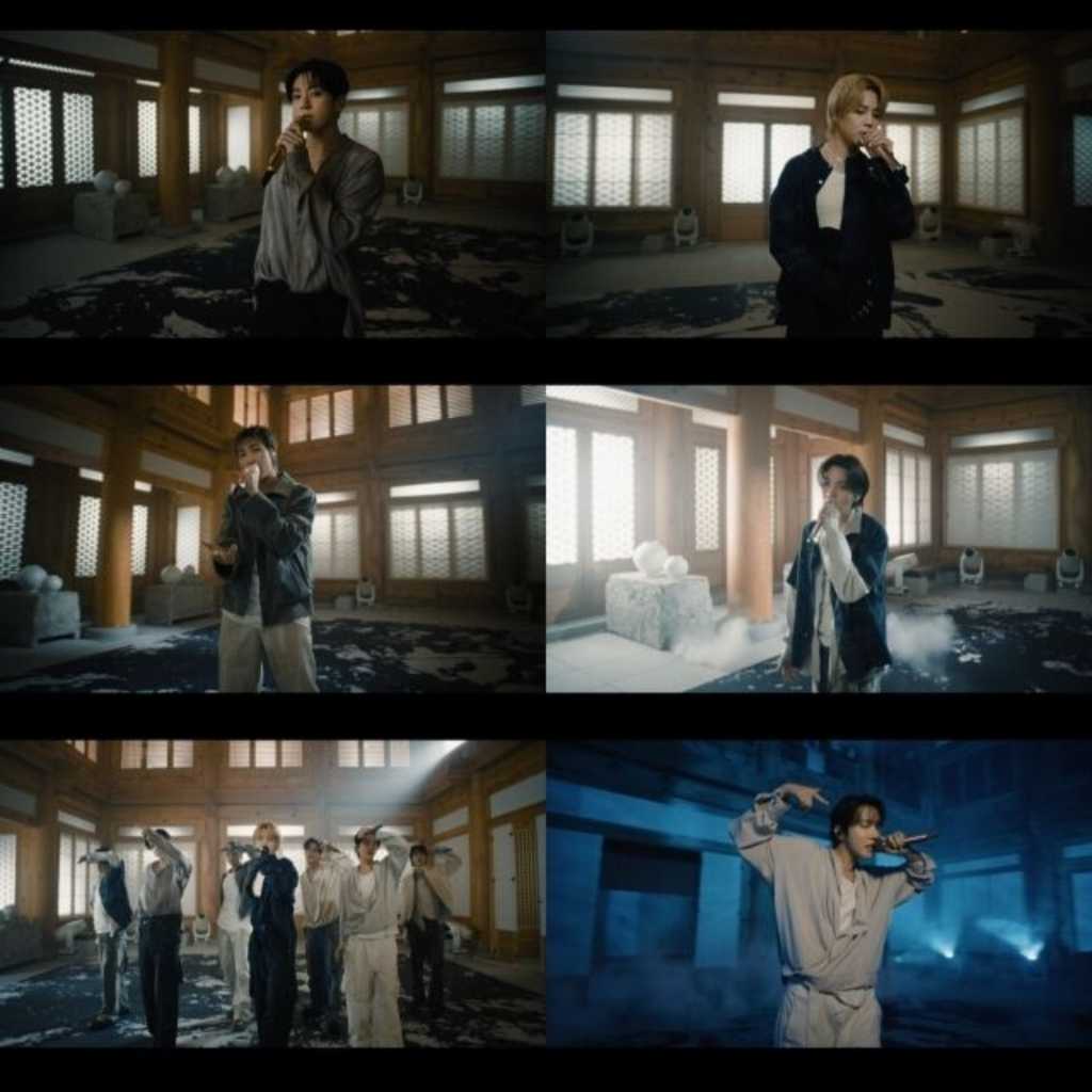 BTS、タイトル曲「SWIM」韓屋で撮影したライブクリップを公開…空間の美しさと7人のダンスラインに釘付け