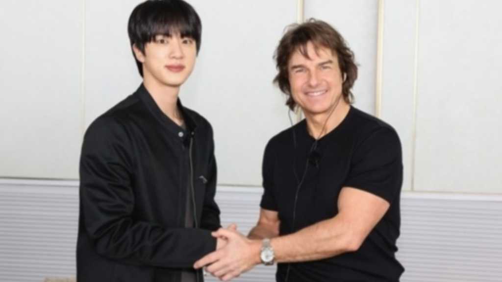 BTS ジン、トム・クルーズが対面！代表作に関する思い出を告白＆ファン心をアピール（動画あり）