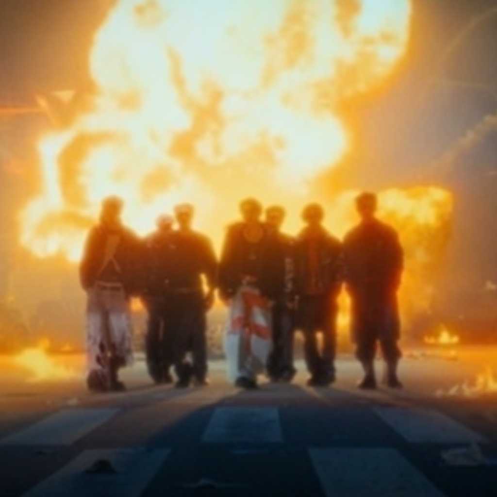 ENHYPEN、タイトル曲「Knife」MV予告映像を公開…映画のような迫力