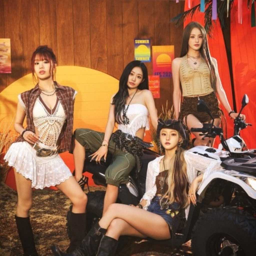 KISS OF LIFE、9月16日に日本2ndミニアルバム「SWEAT」リリース決定!アーティスト&ジャケット写真を公開