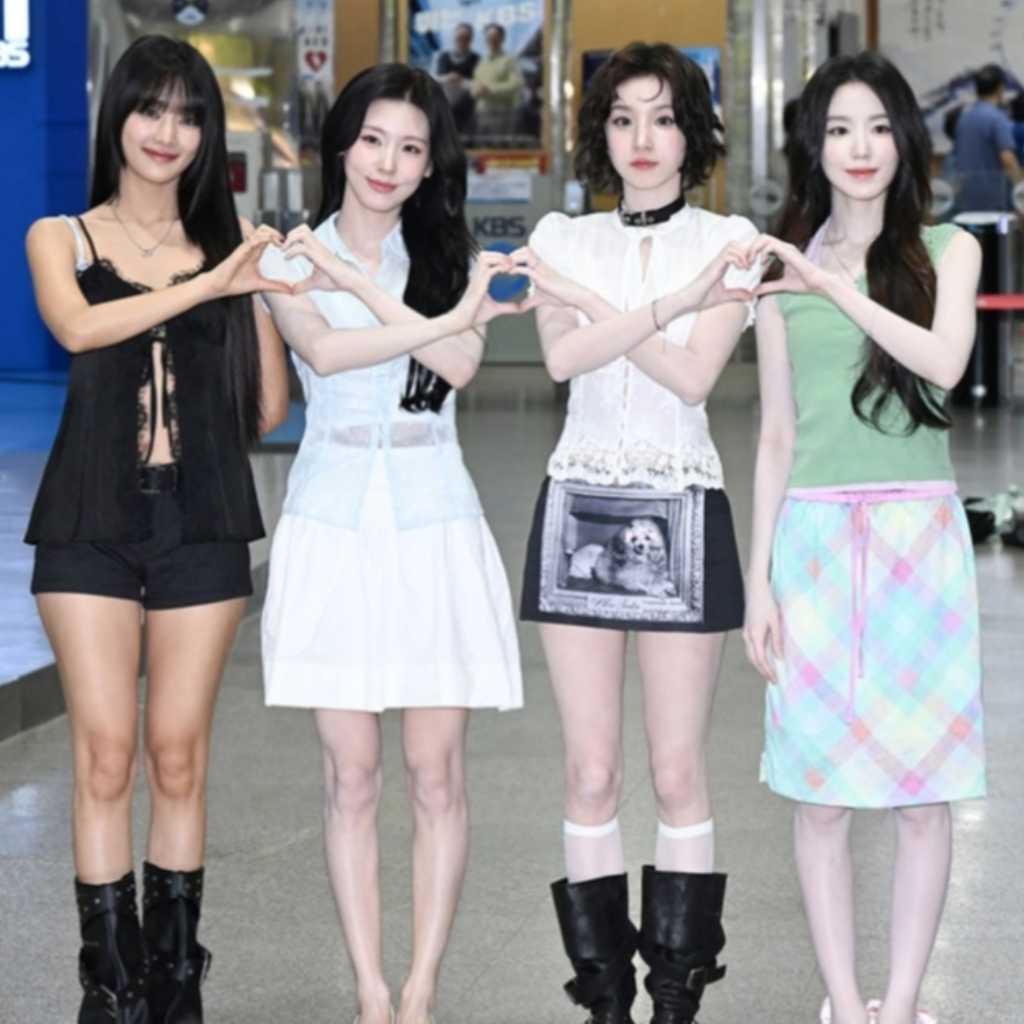【PHOTO】i-dle、ラジオ出演のため放送局へ