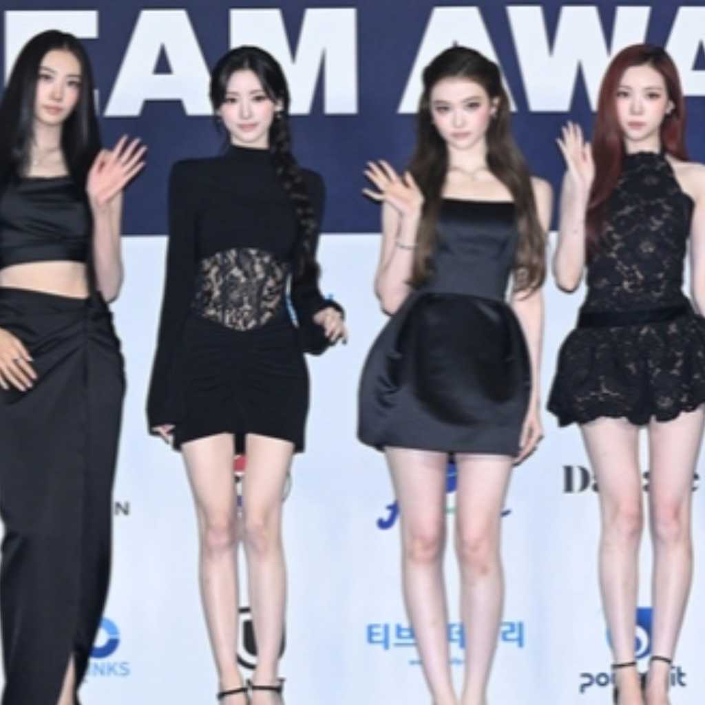 【PHOTO】MEOVV「2026 K-WORLD DREAM AWARDS」ブルーカーペットに登場