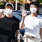 【PHOTO】ASTRO ジンジン＆MJ、ラジオ出演のため放送局へ…半袖姿で登場（動画あり）