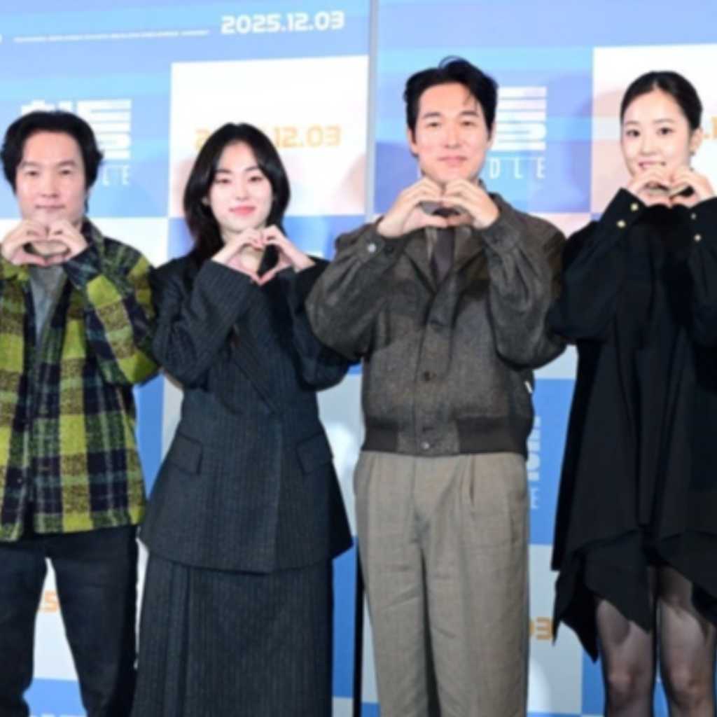 【PHOTO】キム・ヨンジェ&チェ・イェビンら、映画「ハードル」記者懇談会に出席