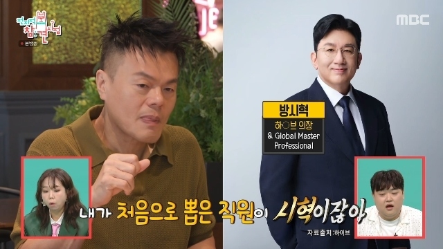 朴振英过去聘用方时赫的理由是“他没有向我献媚”