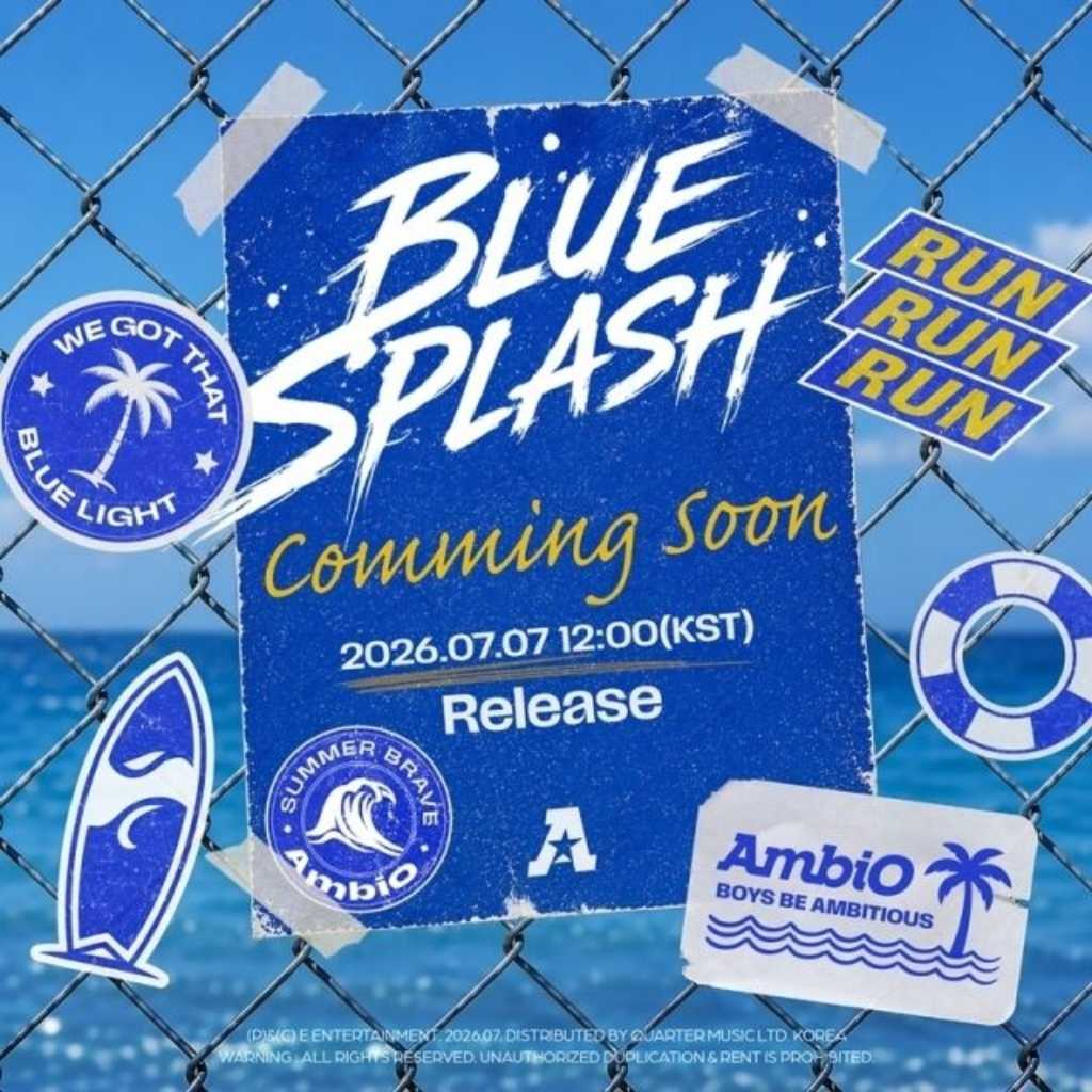 AmbiO、7月7日に新曲「BLUE SPLASH」でカムバック！