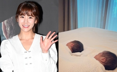 イ・ヨンドゥ、1ヶ月前に双子の女の子を出産…SNSで報告