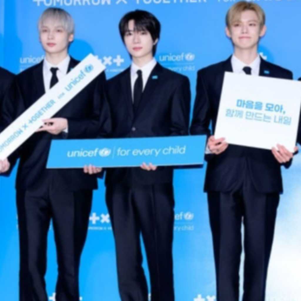 【PHOTO】TOMORROW X TOGETHER、ユニセフとのキャンペーン「TOGETHER FOR TOMORROW」記者懇談会に出席
