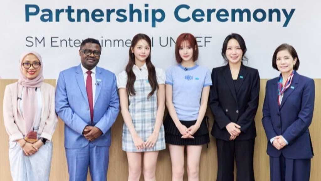 Hearts2Hearts ジウ&カルメンが出席…SM、インドネシアの子供を支援するユニセフ協約を締結