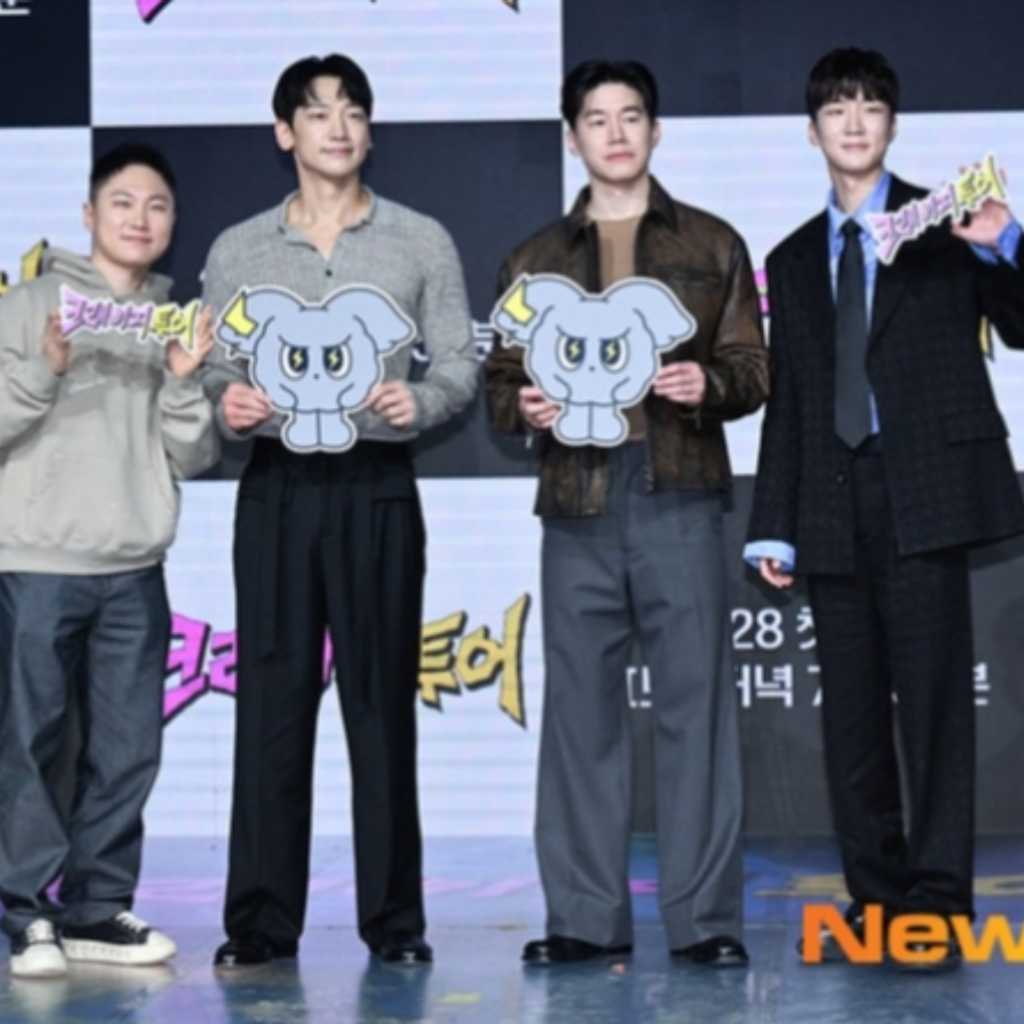 【PHOTO】RAIN&WINNER イ・スンフン&キム・ムヨルら、新バラエティ「クレイジーツアー」制作発表会に出席
