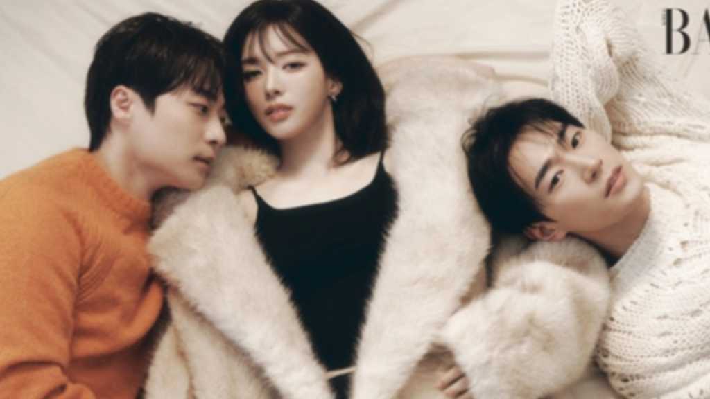 「宇宙をあげる」の3人が密着グラビア公開…ペ・イニョク&ノ・ジョンウィ&パク・ソハム、複雑に絡み合った関係を表現