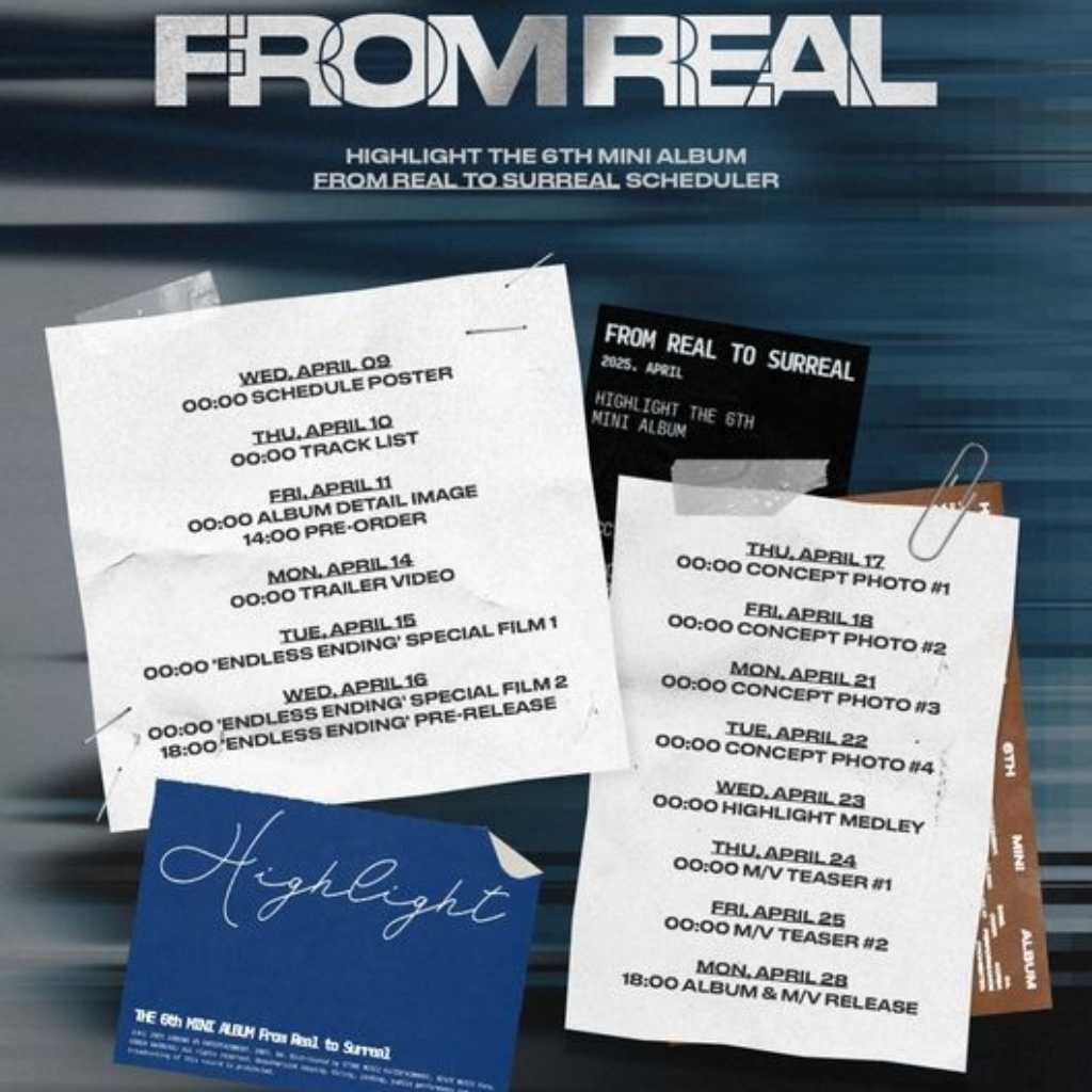 Highlight、4月28日に6thミニアルバム「From Real to Surreal」をリリース！16日に先行曲が公開