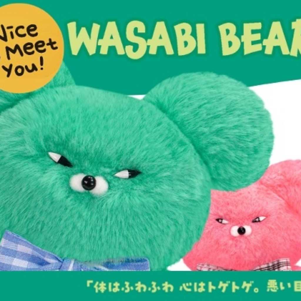 韓国Z世代に人気のキャラクター「WASABI BEAR」が日本上陸！12月に4都市でポップアップ開催
