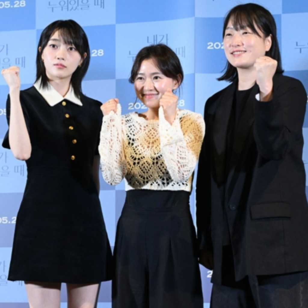 【PHOTO】オ・ウリ＆チョン・ジインら、映画「私が横になっている時」メディア配給試写会に出席