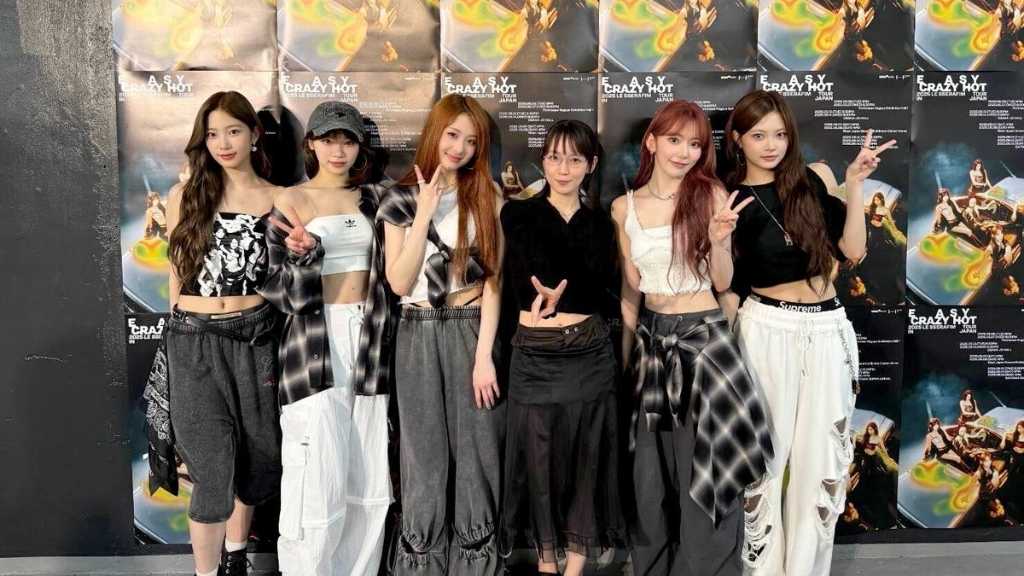 吉岡里帆、LE SSERAFIMの日本公演を観覧！記念ショットが話題「全員のことが大好きに」