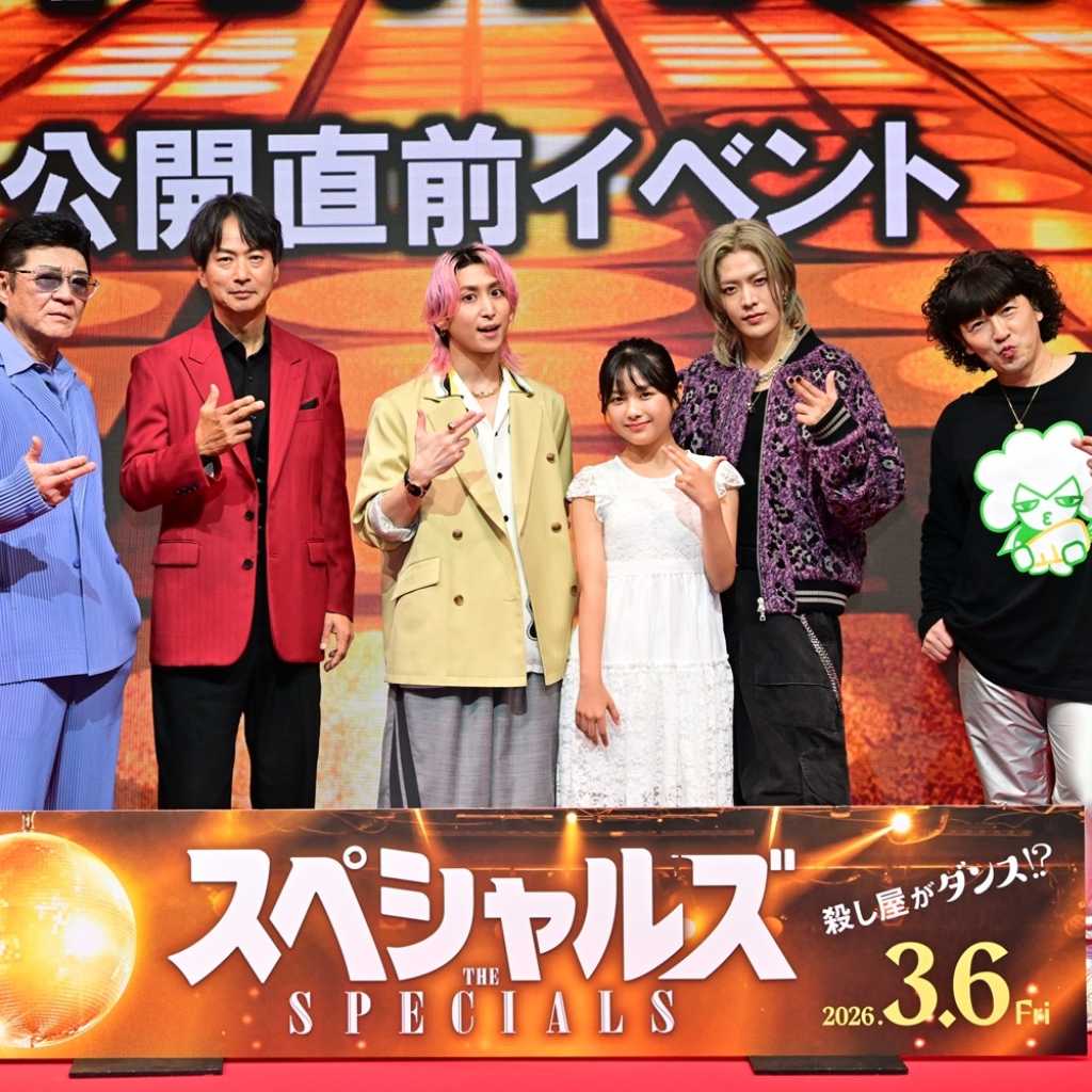 Snow Man 佐久間大介&NCT ユウタら、映画「スペシャルズ」公開直前イベントに登場!ダンス対決・早撃ち勝負に会場白熱