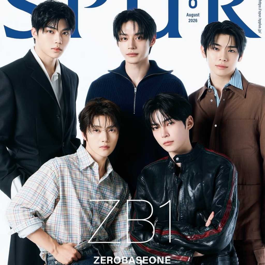 ZEROBASEONE、日本ファッション誌「SPUR」8月号カバーに登場！知的でクールな魅力をアピール