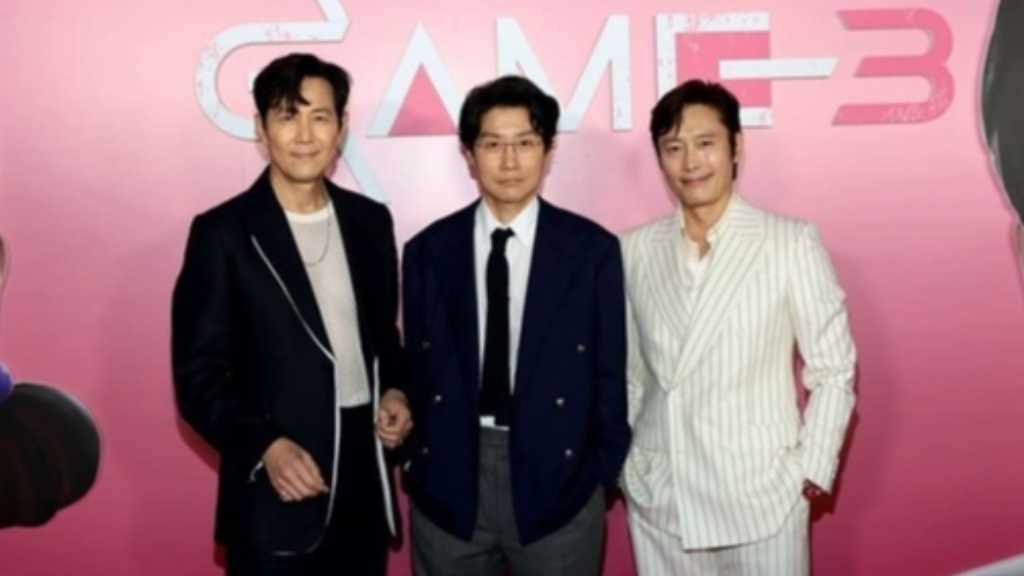 イ・ジョンジェ＆イ・ビョンホンら、Netflix「イカゲーム3」アメリカでのイベントに出席"絶対に失望させない"