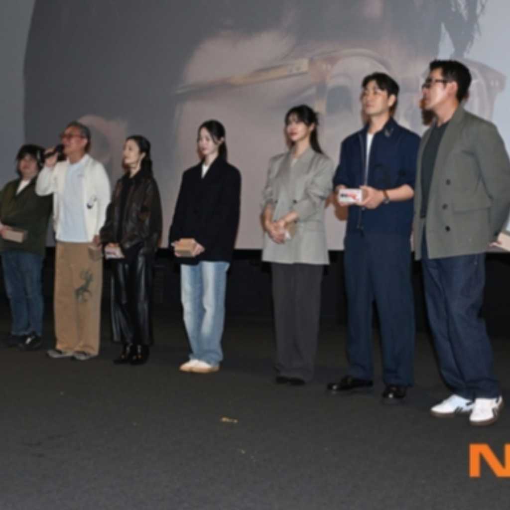 【PHOTO】ハ・ジョンウ＆チャ・ジュヨン＆イ・ドンフィら、映画「ロビー」舞台挨拶に出席