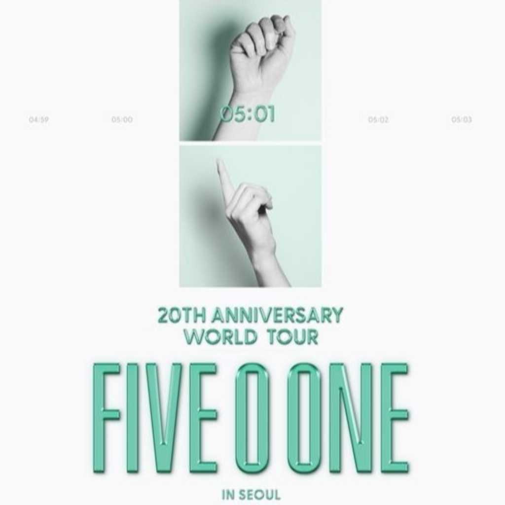 “SS501のユニット”FIVE O ONE、デビュー20周年記念ワールドツアーのソウル公演が7月12日＆13日に開催