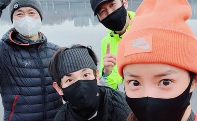 イ・シヨン＆JinuseanのSEANら、ランニングクルーのメンバーが集合…新しくイム・シワンも参加？