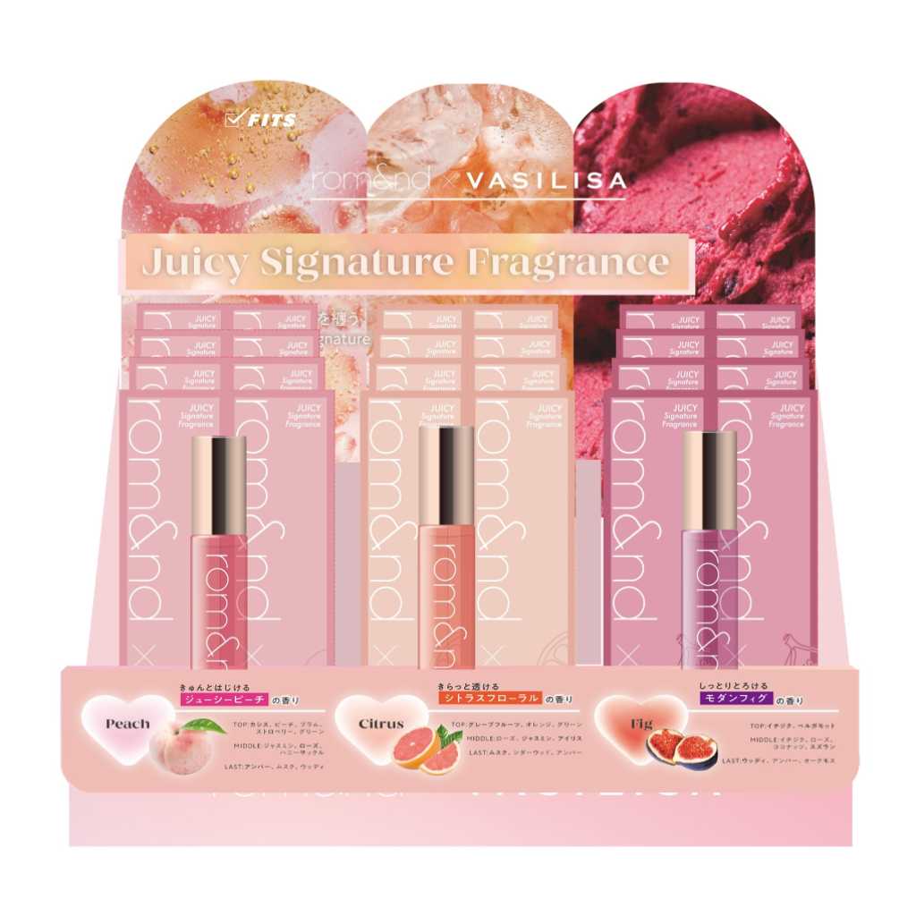 韓国コスメブランド「rom＆nd」のジューシーな世界観が香水に！フレグランス3種がドン・キホーテ系列店舗限定で登場