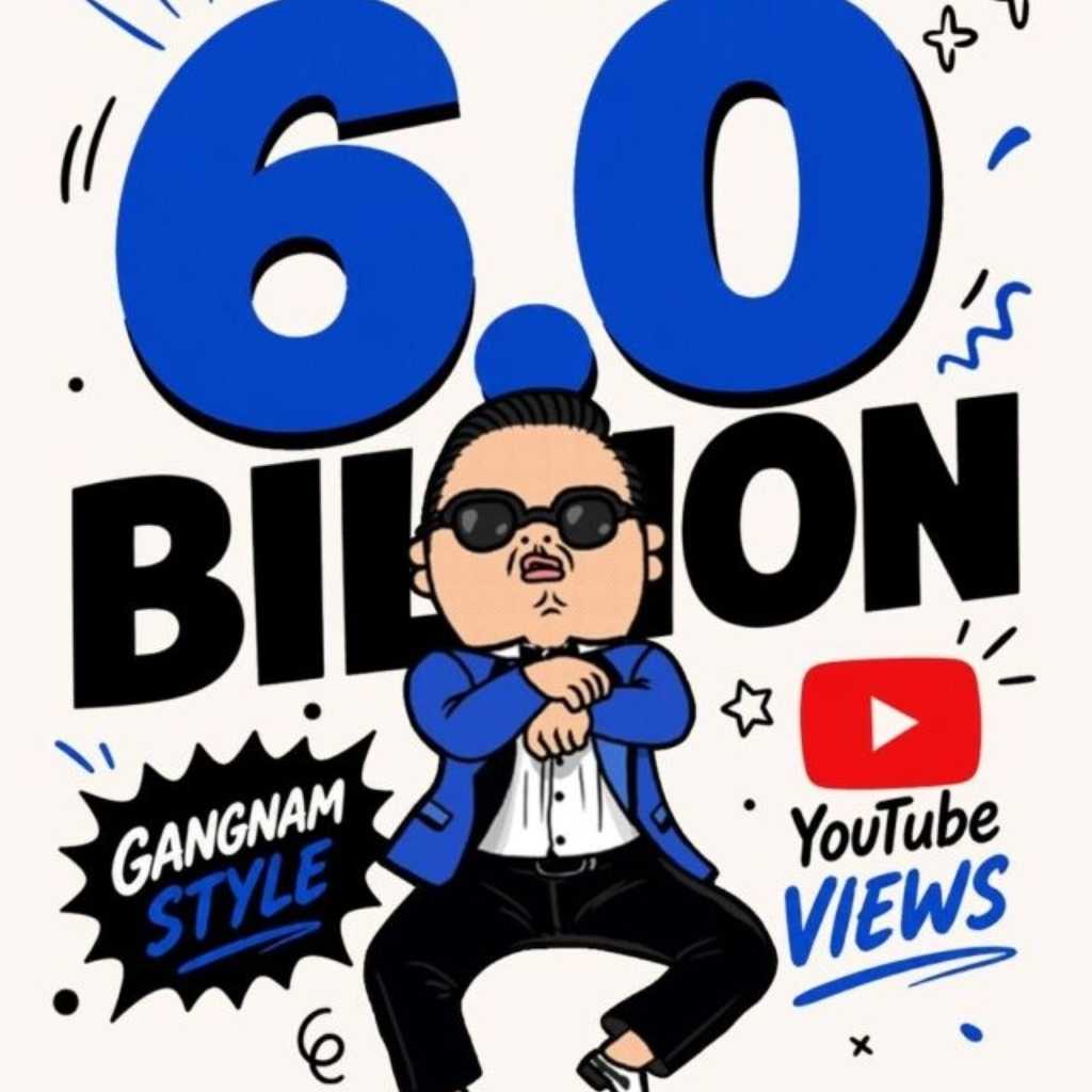 PSY「江南スタイル」MV再生回数が60億回を突破!K-POP初の快挙