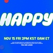 BTS ジン、日本でハイタッチ会を開催!ソロアルバム「Happy」発売を記念して11月30日に実施