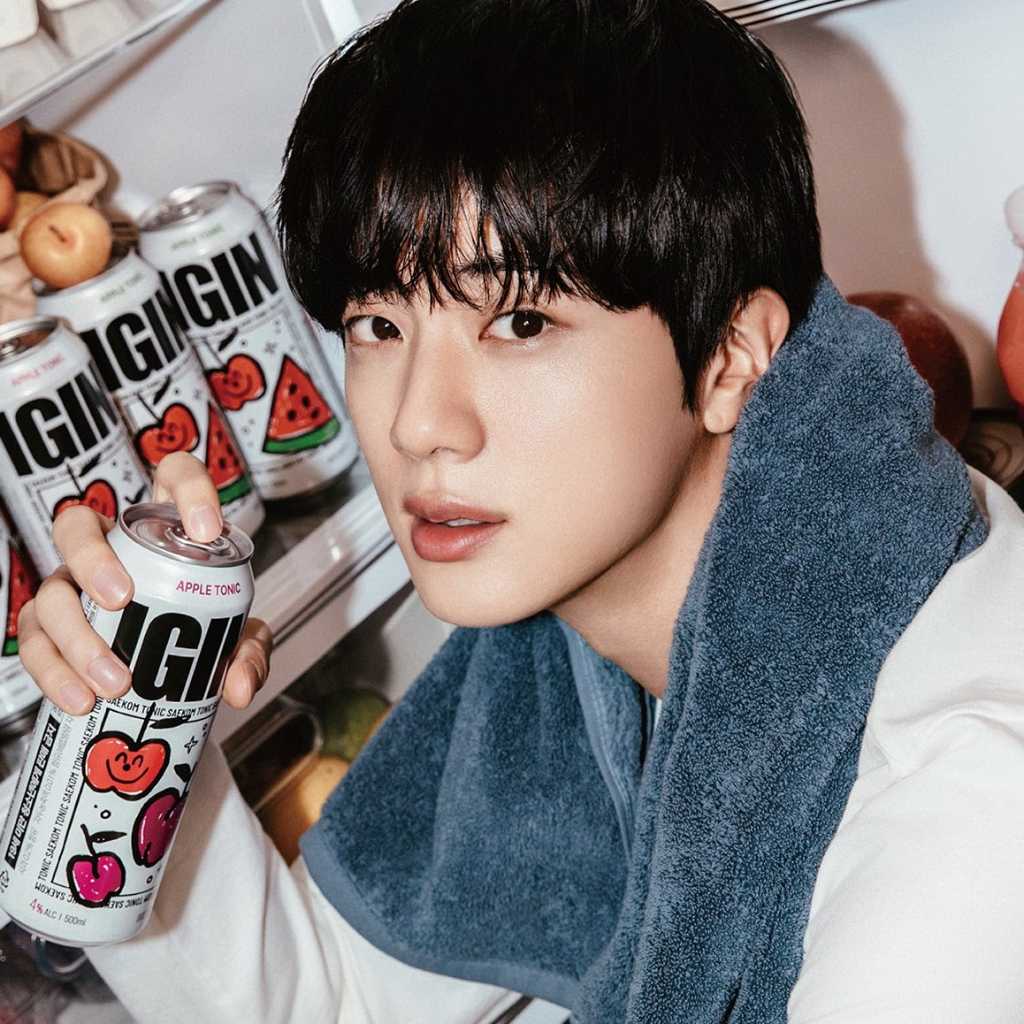 BTS ジンがアンバサダーを務める韓国伝統酒ブランド「IGIN」缶チューハイが8月26日よりローソンで先行発売！