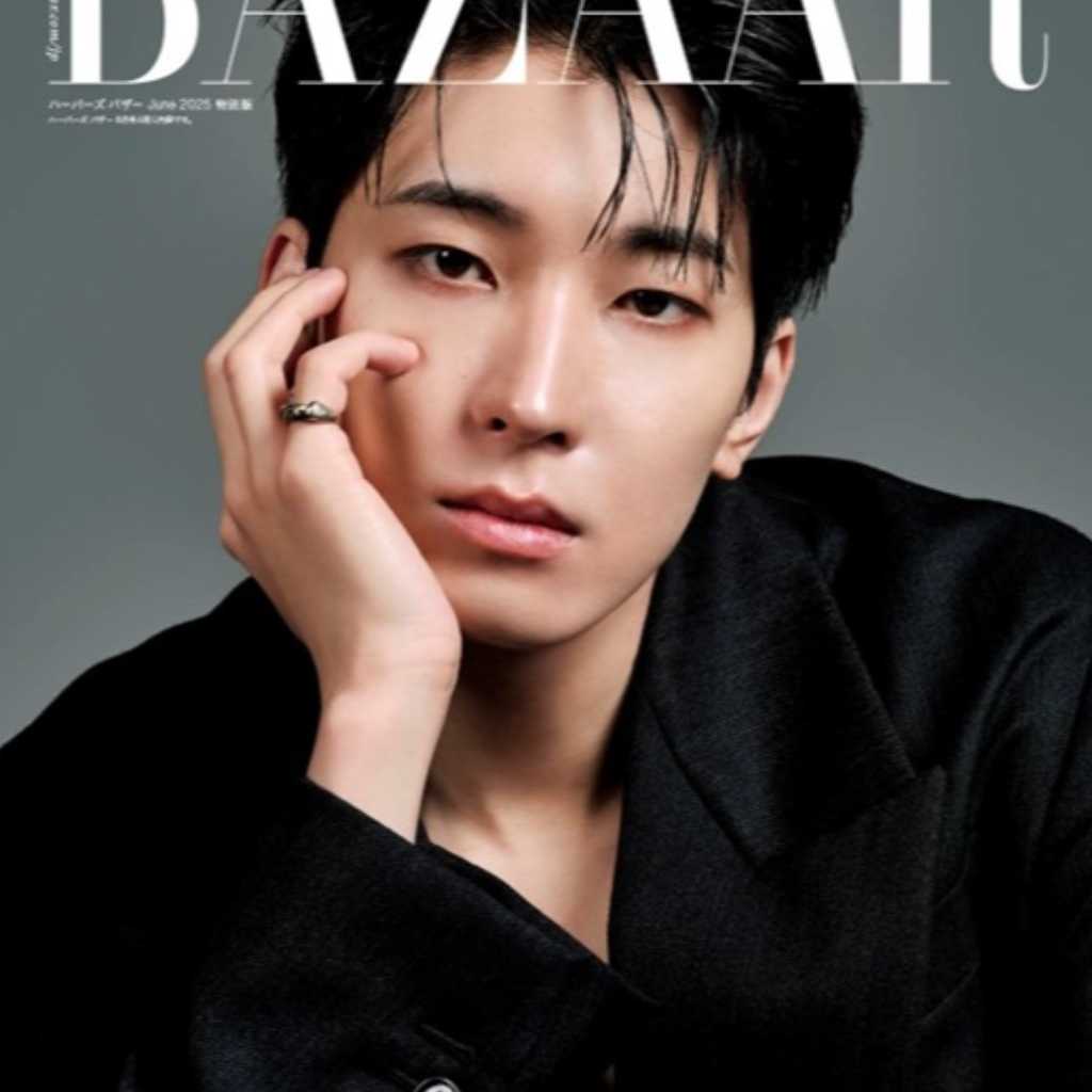 “入隊中”SEVENTEEN ウォヌ、メンバー同士の絆やファンへの思いも…「Harper's BAZAAR」6月号のカバーに登場