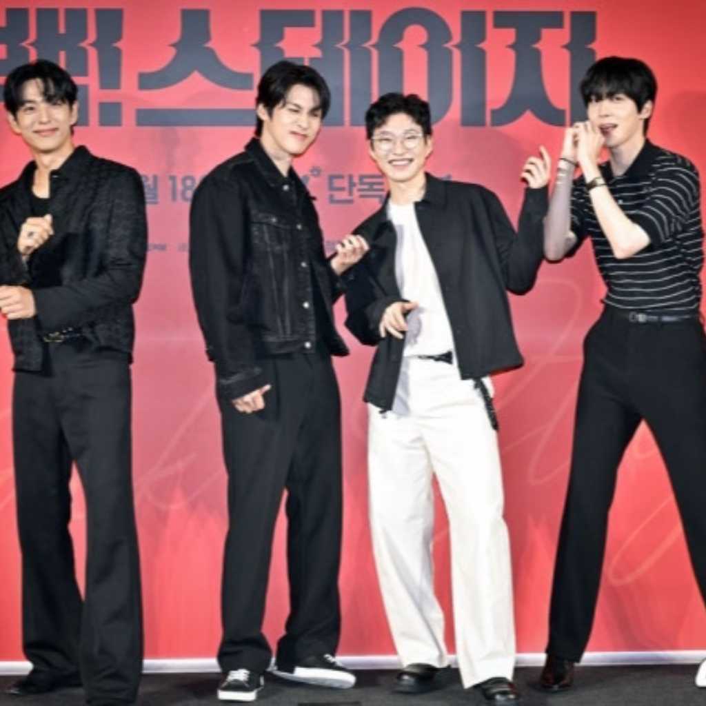 【PHOTO】ATEEZのYUNHO&イ・チャンウら、映画「Back! Stage」メディア向け試写会に出席