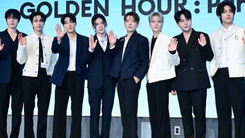 【PHOTO】ATEEZ、12thミニアルバム「GOLDEN HOUR：Part․3」発売記念記者懇談会を開催