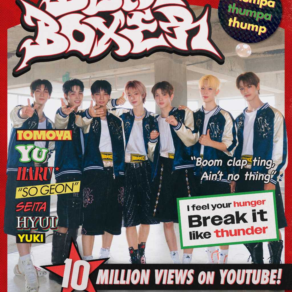 NEXZ、タイトル曲「Beat-Boxer」MV再生回数が公開から2日で1000万回を突破!