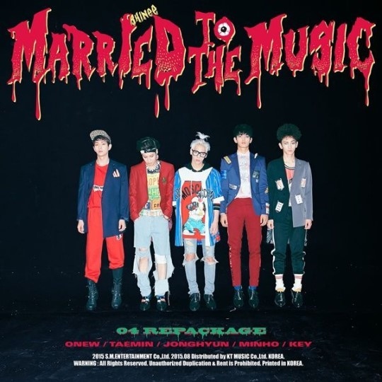 Shineeが悪童に変身 強烈なストリートルックで再び戻ってくる 8月3日リパッケージアルバム Married To The Music をリリース Kstyle