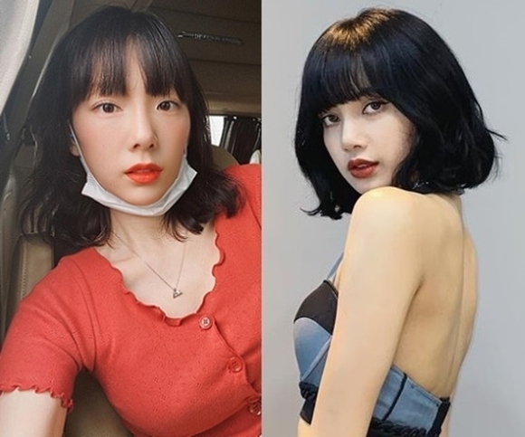小顔効果も 少女時代 テヨン Blackpink リサらも 韓国で流行中の最新ヘアとは Kstyle